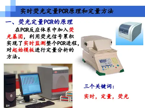 RealtimePCR原理及其定量方法