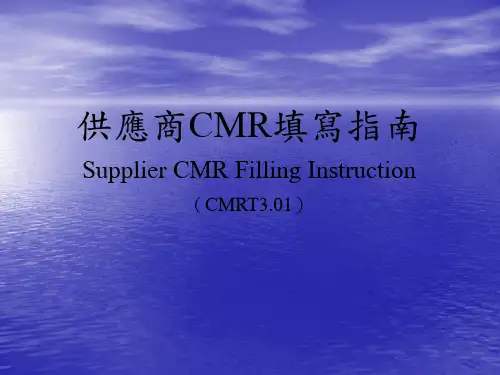 供应商冲突矿产调查表填写说明ppt课件