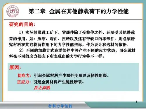 材料力学性能——第二章