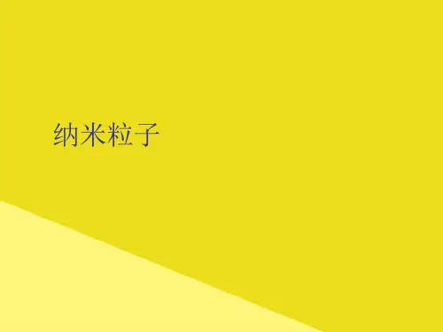 纳米粒子PPT资料(正式版)
