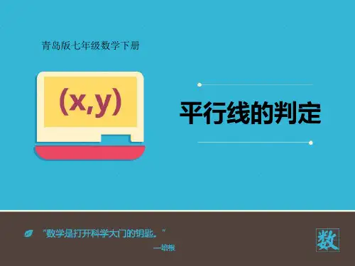 《平行线的判定》PPT课件
