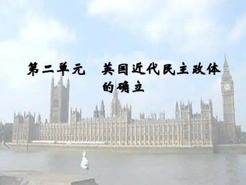 第1课__英国议会与王权矛盾的激化