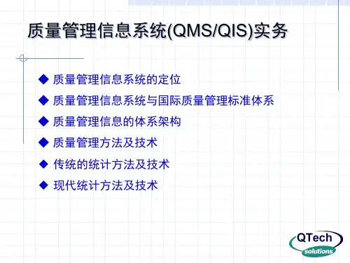 质量管理系统
