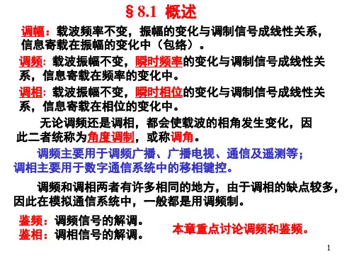 高频电子线路第八章角度调制和解调104页