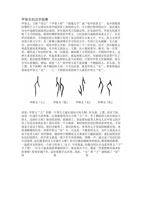 甲骨文的汉字故事