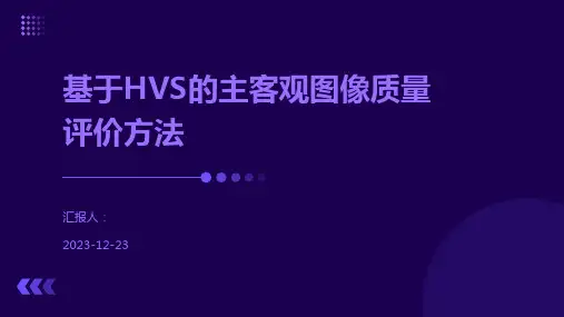 基于HVS的主客观图像质量评价方法