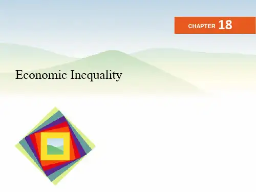 微观经济学教学课件：Ch18-Economic Inequality