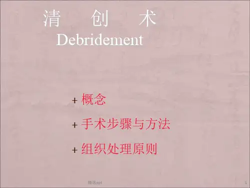 骨科学小讲清创术