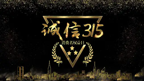 诚信315消费者权益日PPT模板1