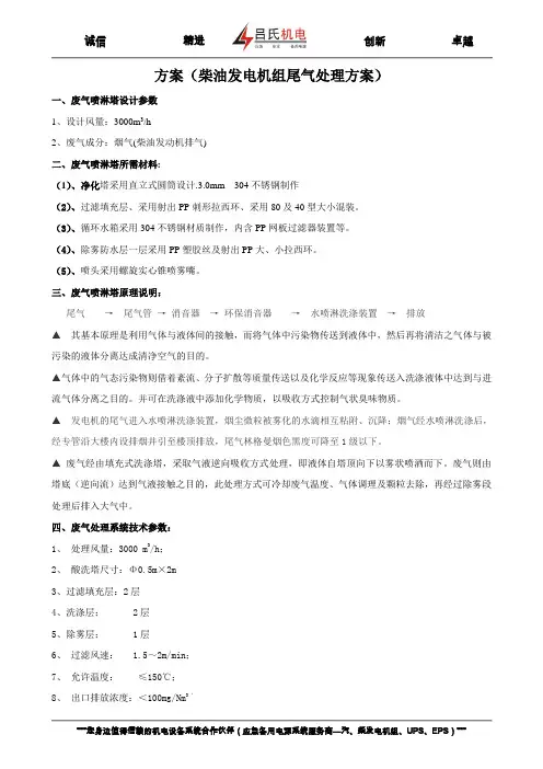 尾气处理方案