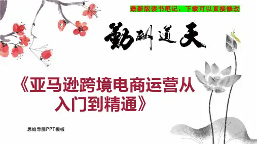 《亚马逊跨境电商运营从入门到精通》读书笔记思维导图