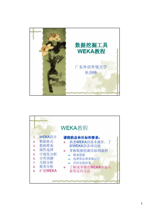 WEKA完整中文教程