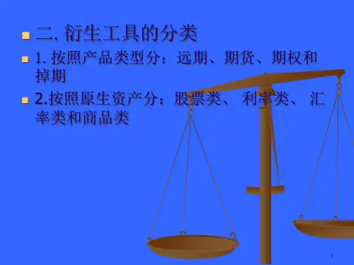 证券投资学之金融衍生工具51页PPT