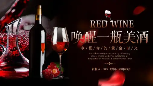 五粮液白酒品鉴会致辞PPT