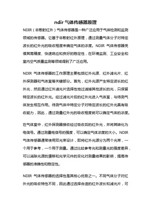 ndir气体传感器原理