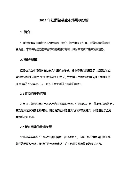 2024年红酒包装盒市场规模分析