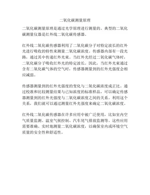 二氧化碳测量原理