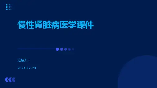 慢性肾脏病医学课件
