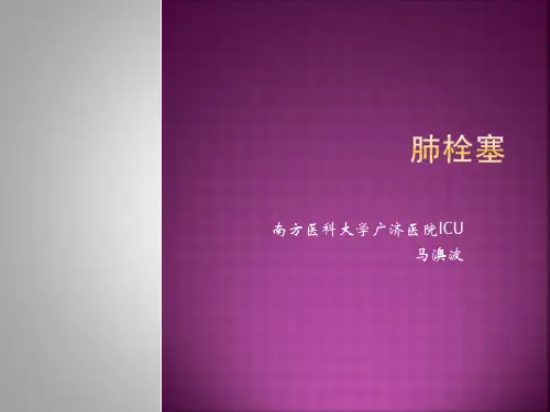 肺栓塞