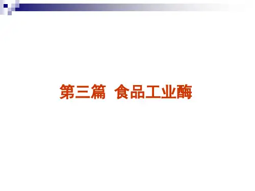 食品酶学-糖酶和蛋白酶(6-7)