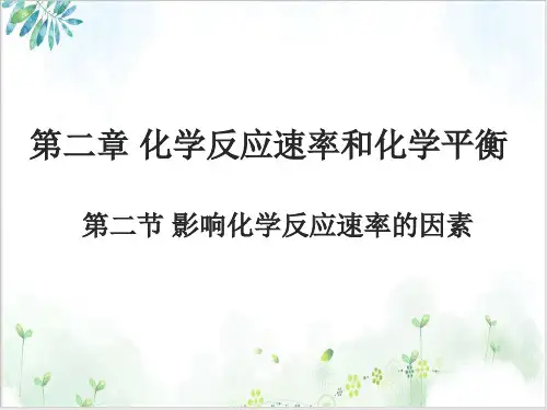 《化学反应速率》教学课件-PPT【人教版】1