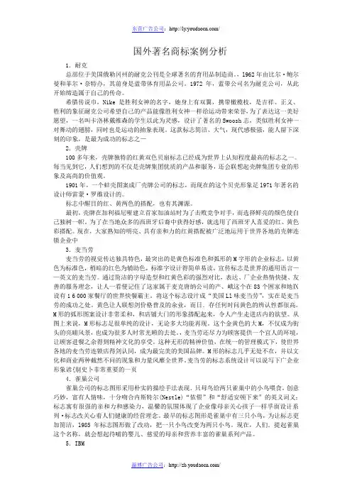 国外著名商标案例分析