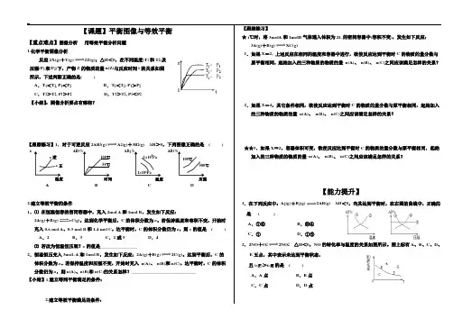 专题平衡图像与等效平衡