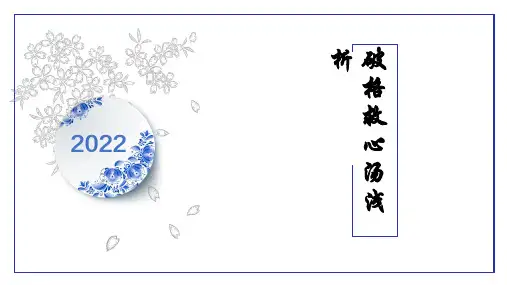 破格救心汤浅析(中医)