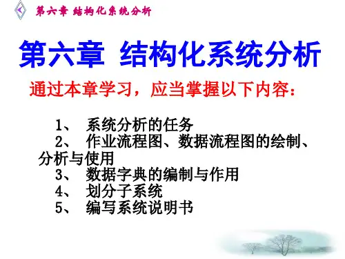 第6章 结构化系统分析(1)