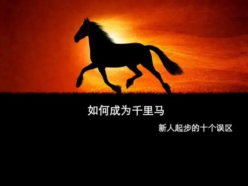 新人起步的十大误区