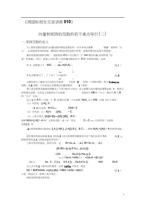 矩阵范数详解.docx
