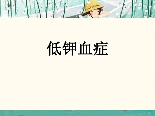 低钾血症护理ppt(完整版)