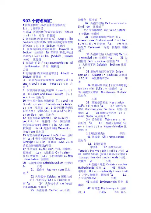 903个药名词汇(22)