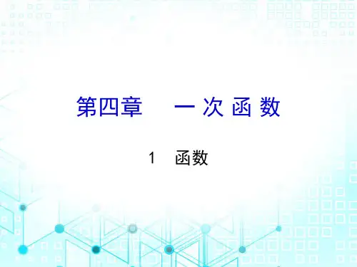 北师大版数学八年级上册函数课件
