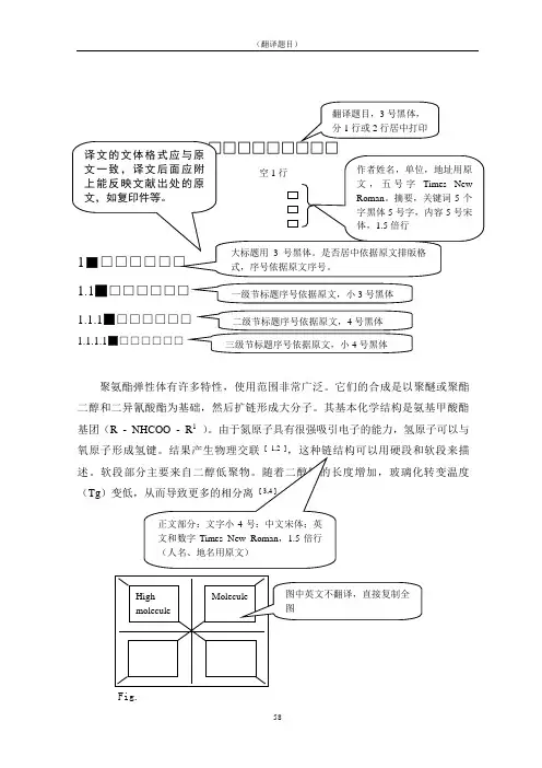 4文献翻译模板