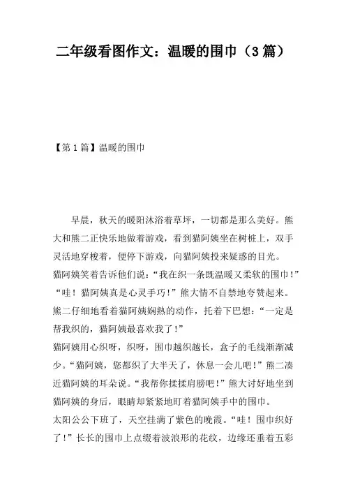二年级看图作文：温暖的围巾(3篇)