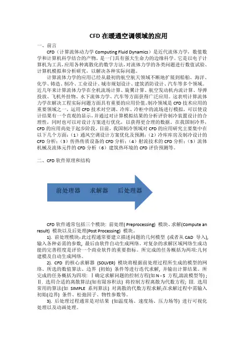 CFD在暖通空调领域的应用