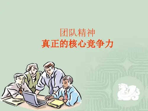 团队精神真正的核心竞争力优秀PPT讲义