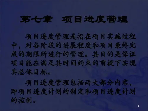 《项目进度管理》PPT课件_OK