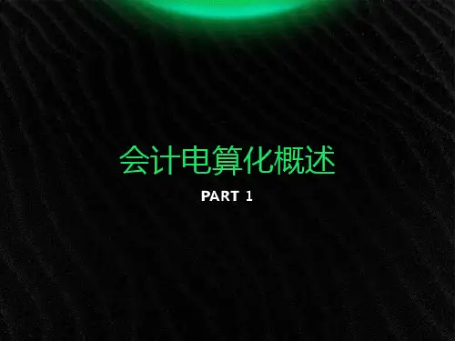 会计电算化概述
