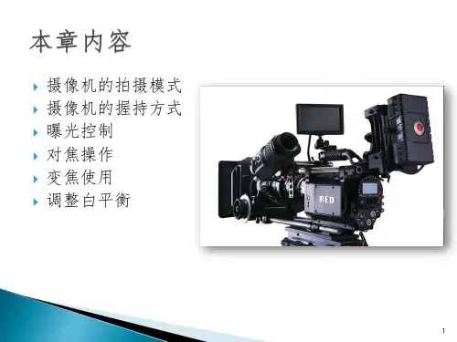 第四章-摄像机操作PPT课件