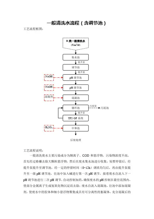 重金属废水处理流程