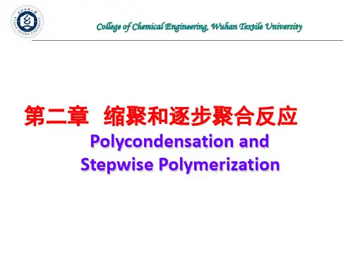 高分子化学与物理(2、缩聚及其它逐步聚合反应)