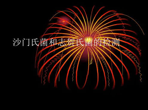 沙门氏菌和志贺氏菌的检测