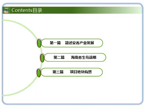 海南国际养生岛战略计划及项目可行性研究分析