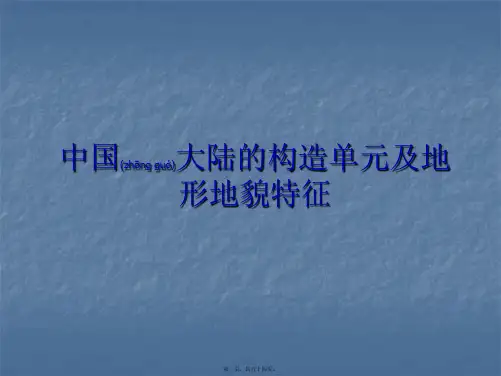 医学专题中国主要山脉分布图精讲