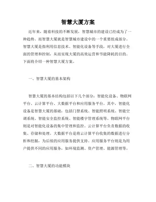 智慧大厦方案