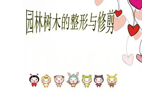园林树木的整形与修剪