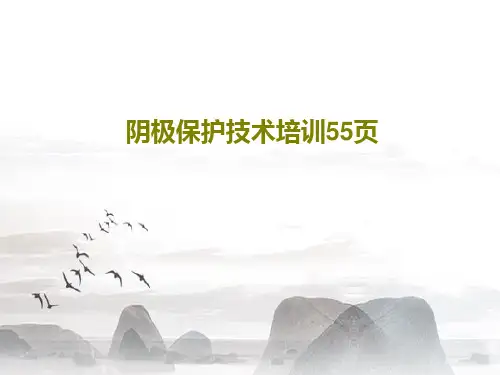 阴极保护技术培训55页PPT共57页