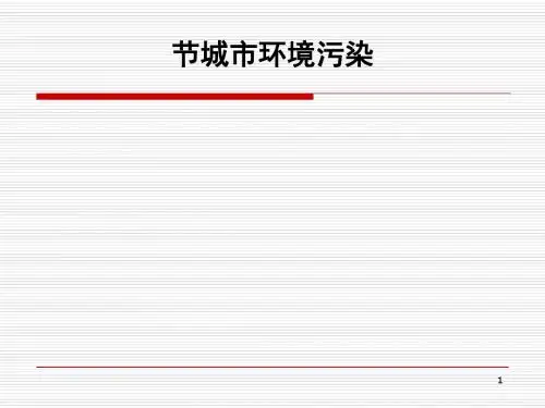 城市环境污染(ppt29张)
